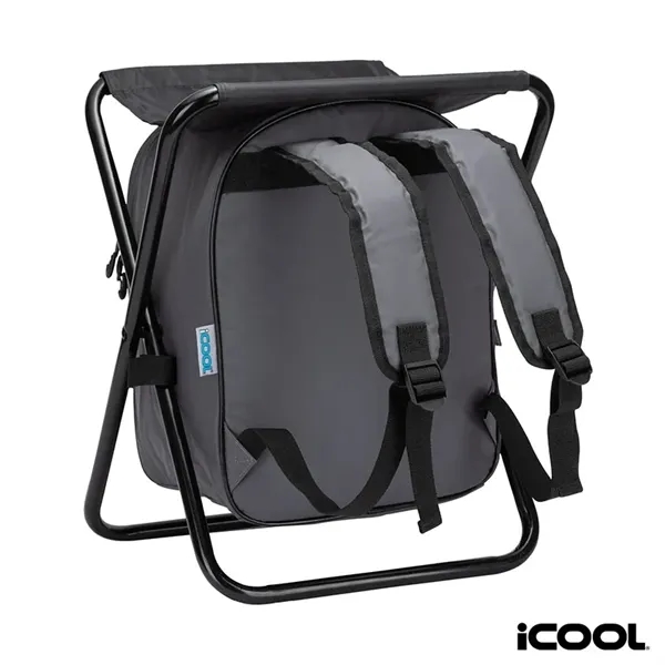 iCOOL® Cape Town 20-Can Capacity Backpack Cooler Chair... from ASI 67866 Logomark/Valumark