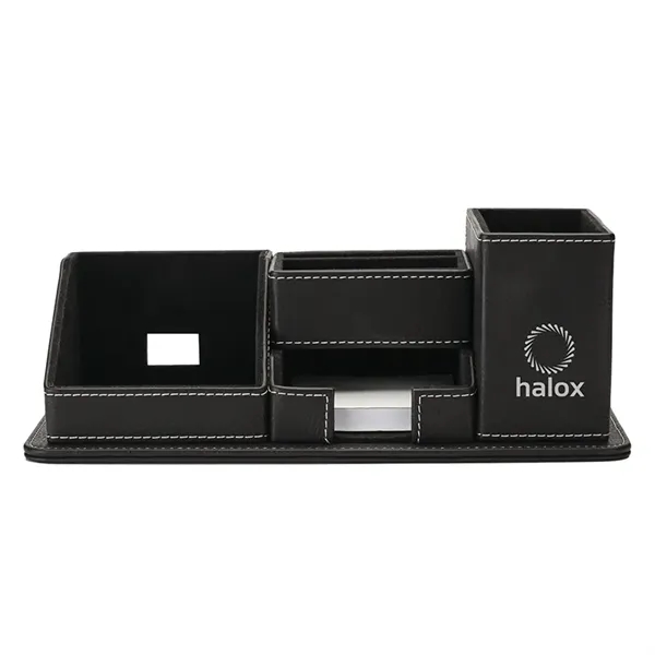 Oxford Desk Organizer w/Phone Holder... from ASI 67866 Logomark/Valumark