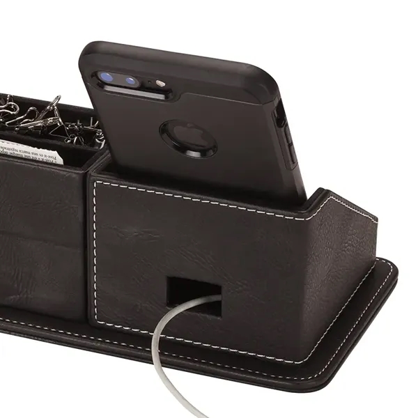 Oxford Desk Organizer w/Phone Holder... from ASI 67866 Logomark/Valumark