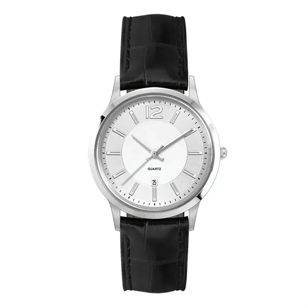 22MM STEEL SILVER CASE, 3 HAND MVMT, SILVER DIAL, ...... from ASI 67866 Logomark/Valumark