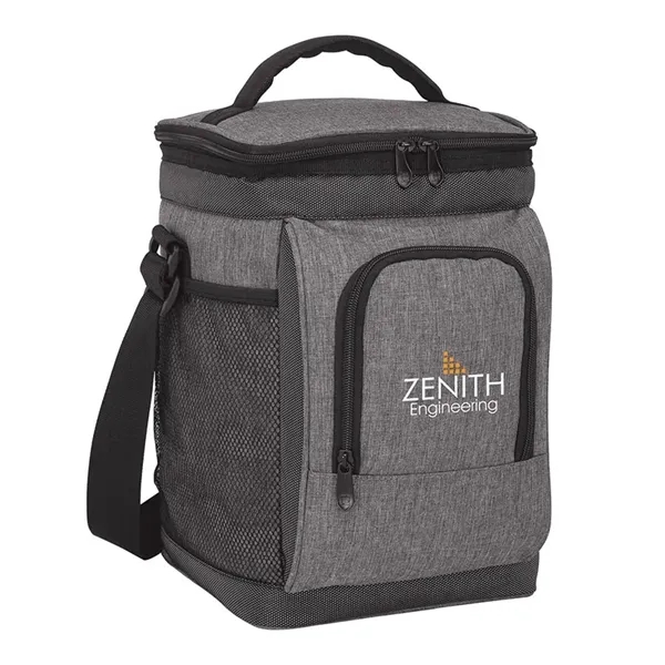 Polyester 18-can cooler bag with PEVA lining; includes 1 1/2" x... from ASI 67866 Logomark/Valumark / Valumark™