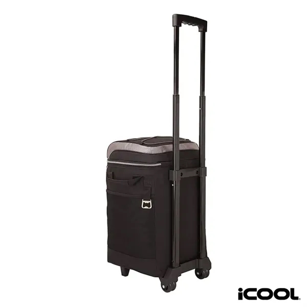 11.5" x 18" x 11.5" Riviera iCOOL trolley cooler bag with... from ASI 67866 Logomark/Valumark