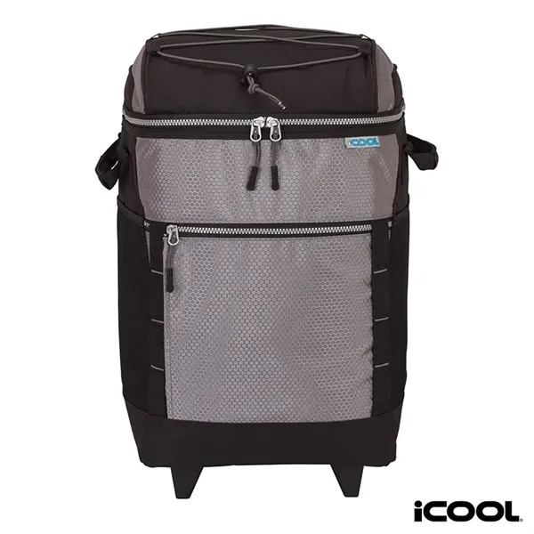 11.5" x 18" x 11.5" Riviera iCOOL trolley cooler bag with... from ASI 67866 Logomark/Valumark