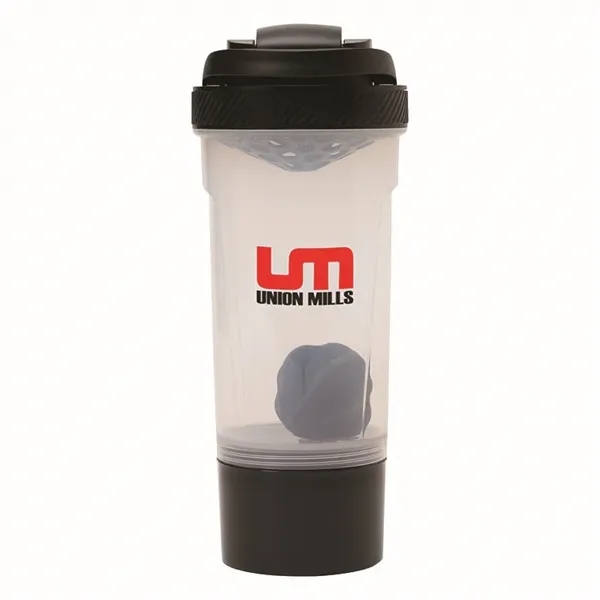 4.25" x 10" x 4" 24 oz. polypropylene Lava fitness shaker... from ASI 67866 Logomark/Valumark