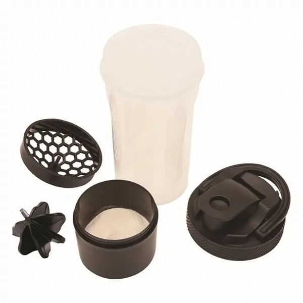 4.25" x 10" x 4" 24 oz. polypropylene Lava fitness shaker... from ASI 67866 Logomark/Valumark