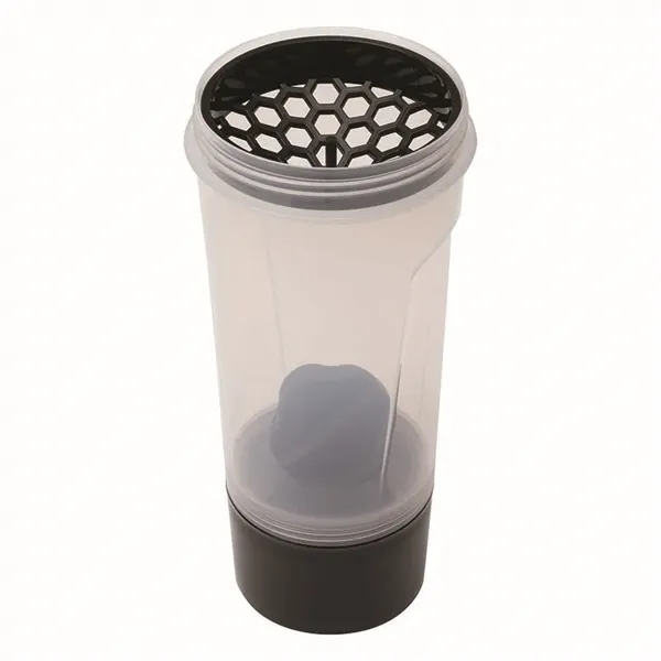 4.25" x 10" x 4" 24 oz. polypropylene Lava fitness shaker... from ASI 67866 Logomark/Valumark