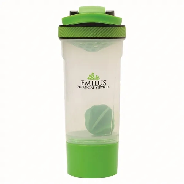 4.25" x 10" x 4" 24 oz. polypropylene Lava fitness shaker... from ASI 67866 Logomark/Valumark