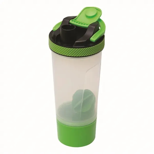 4.25" x 10" x 4" 24 oz. polypropylene Lava fitness shaker... from ASI 67866 Logomark/Valumark