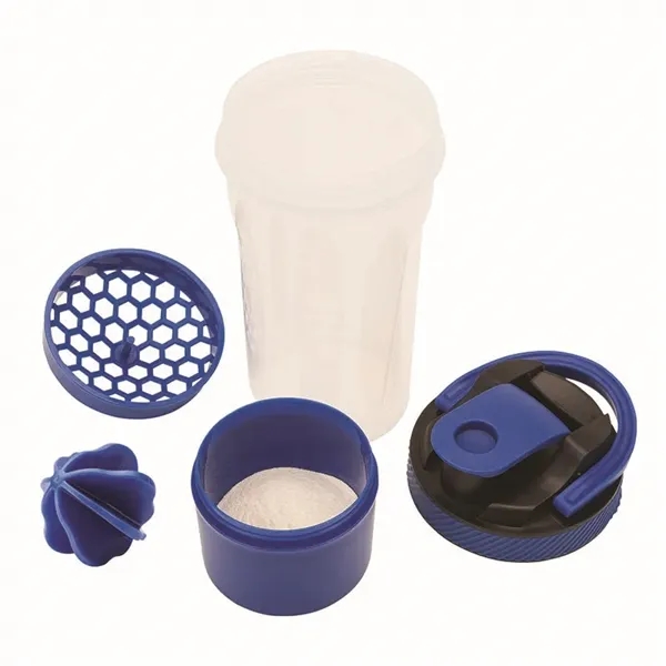 4.25" x 10" x 4" 24 oz. polypropylene Lava fitness shaker... from ASI 67866 Logomark/Valumark