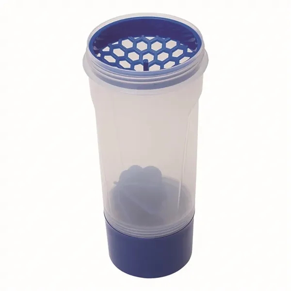 4.25" x 10" x 4" 24 oz. polypropylene Lava fitness shaker... from ASI 67866 Logomark/Valumark