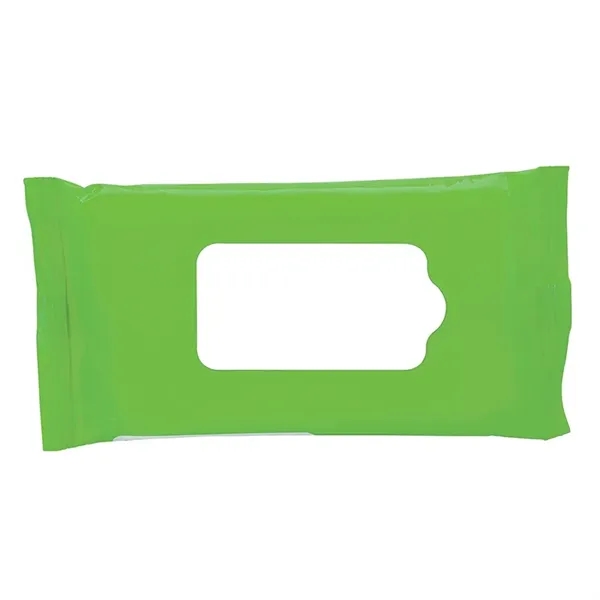 0.62" x 2.75" x 6" pack of Alano antibacterial wet wipes;... from ASI 67866 Logomark/Valumark / Valumark™