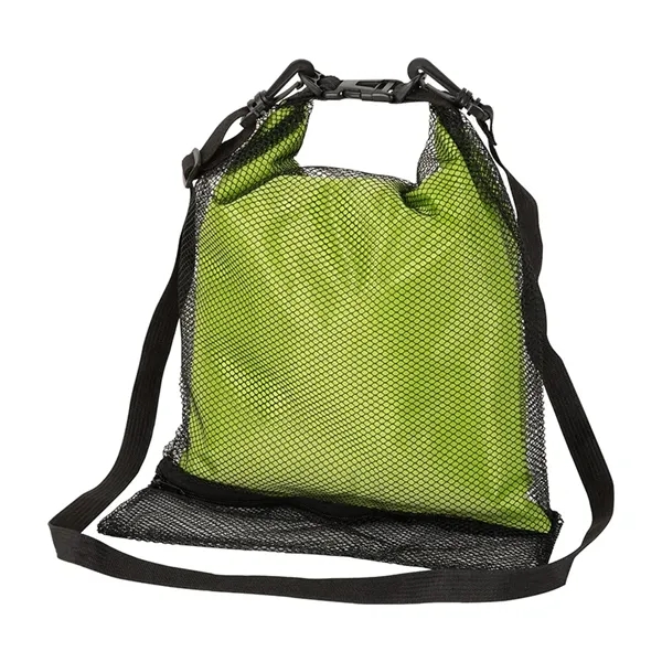 0.25" x 18" x 12" Crestone 3.8-liter waterproof bag with mesh... from ASI 67866 Logomark/Valumark