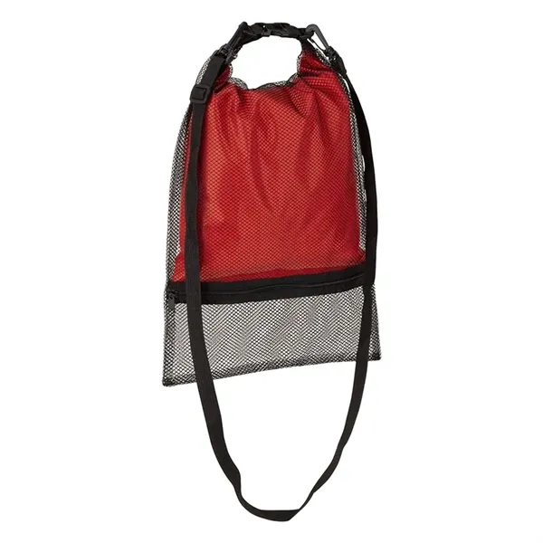 0.25" x 18" x 12" Crestone 3.8-liter waterproof bag with mesh... from ASI 67866 Logomark/Valumark