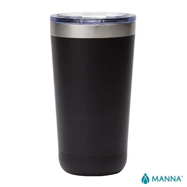 3.62" x 6.38" x 3.5" Manna™ Ranger 18-oz double-wall stainless steel... from ASI 67866 Logomark/Valumark