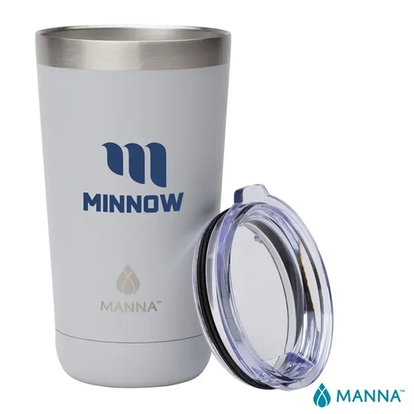 3.62" x 6.38" x 3.5" Manna™ Ranger 18-oz double-wall stainless steel... from ASI 67866 Logomark/Valumark