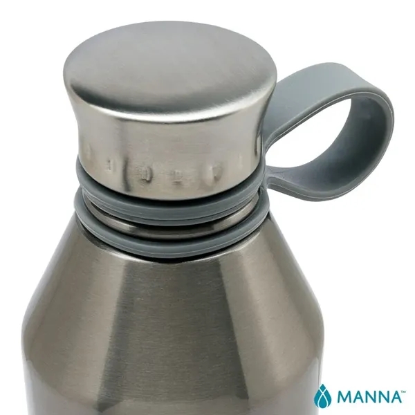 3.5" x 11.75" x 3" Manna™ 25-ounce stainless steel vacuum insulated... from ASI 67866 Logomark/Valumark