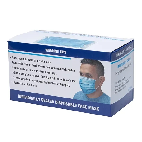Shield II Box of 40pcs Individually Bagged Disposable Fac...... from ASI 67866 Logomark/Valumark
