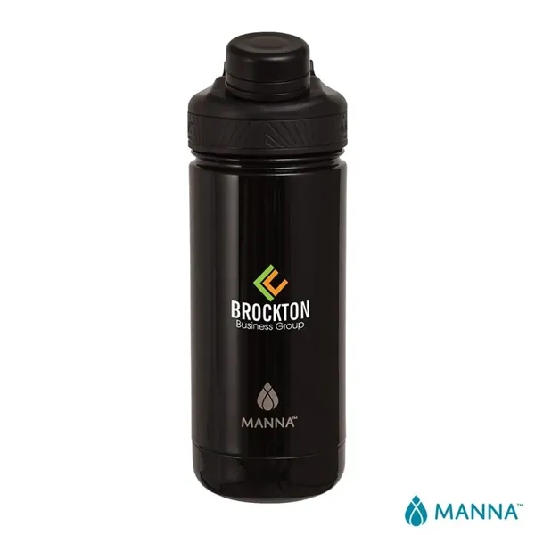 3.62" x 8.75" x 3" Manna™ 18-ounce double wall stainless steel... from ASI 67866 Logomark/Valumark