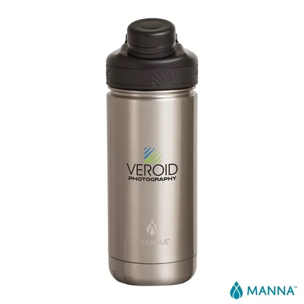 3.62" x 8.75" x 3" Manna™ 18-ounce double wall stainless steel... from ASI 67866 Logomark/Valumark