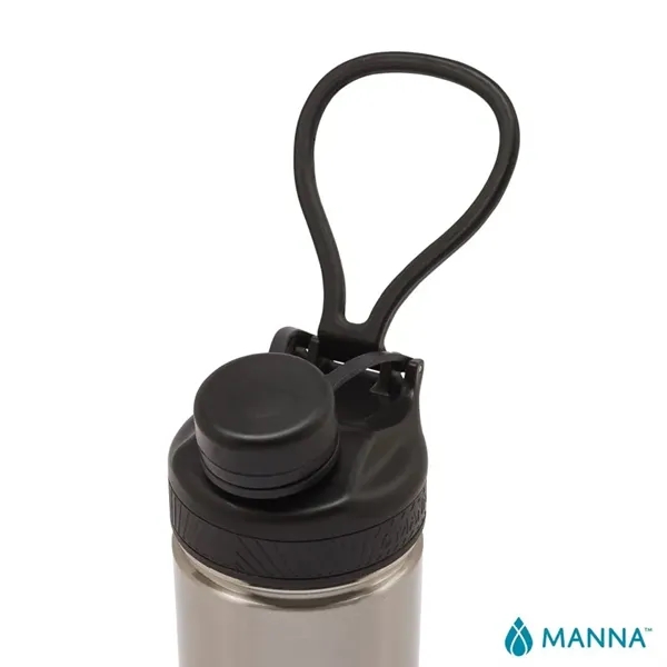 3.62" x 8.75" x 3" Manna™ 18-ounce double wall stainless steel... from ASI 67866 Logomark/Valumark