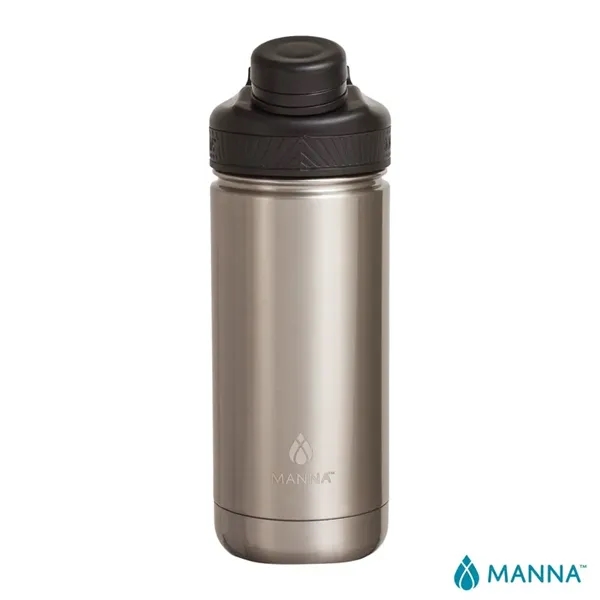 3.62" x 8.75" x 3" Manna™ 18-ounce double wall stainless steel... from ASI 67866 Logomark/Valumark