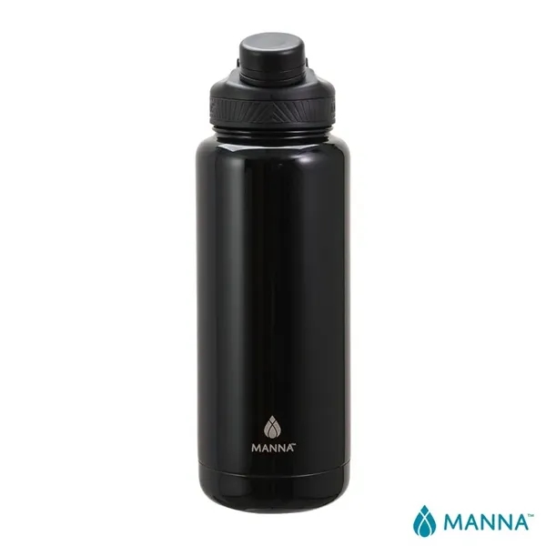 3.81" x 11.25" x 3.81" Manna™ 40-ounce double wall stainless steel... from ASI 67866 Logomark/Valumark