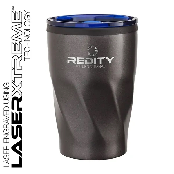 3.56" x 5.12" x 3.38" Kafe 12 ounce double-wall polypropylene and... from ASI 67866 Logomark/Valumark