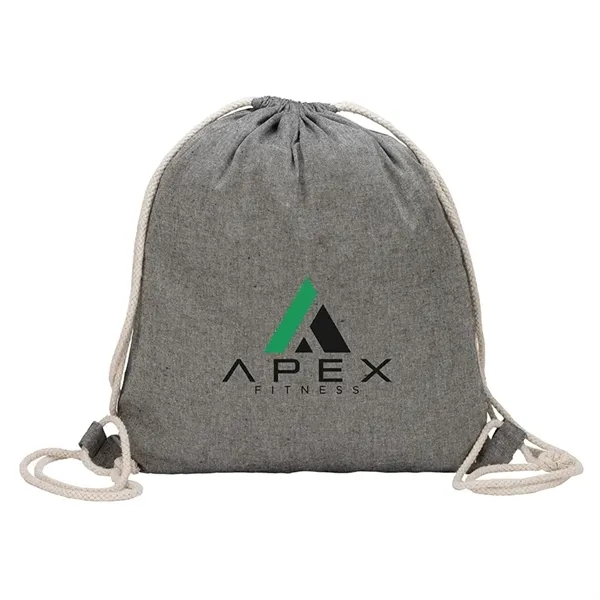 Huron Recycled Cotton Drawstring Tote... from ASI 67866 Logomark/Valumark