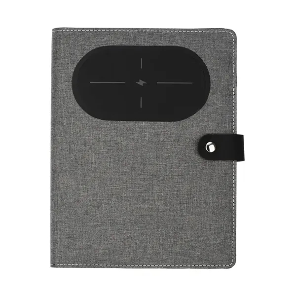 Navigate Notebook w/ Wireless Phone Charger... from ASI 67866 Logomark/Valumark