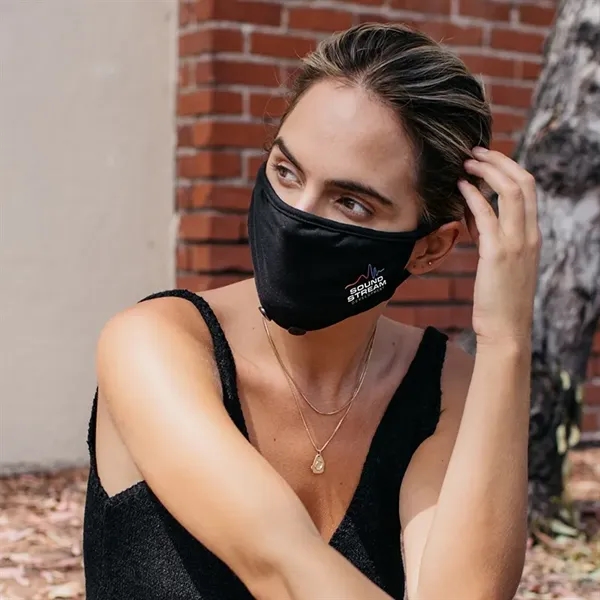 Handy Band 3-Layer Cotton Blend Face Mask... from ASI 67866 Logomark/Valumark