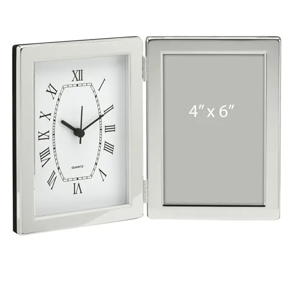 1.12" x 7" x 10" Jadis I desk clock/photo frame; includes... from ASI 67866 Logomark/Valumark