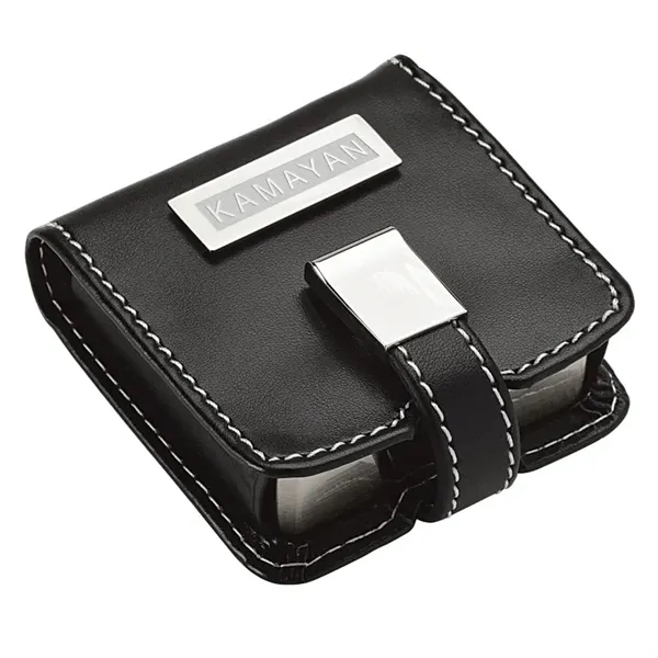 0.75" x 2.75" x 2.5" Voyage series travel alarm clock; includes... from ASI 67866 Logomark/Valumark