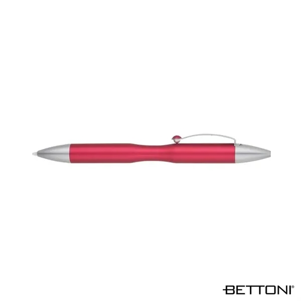 Aluminum ballpoint pen with gravity drop and lock mechanism and stylus... from ASI 67866 Logomark/Valumark