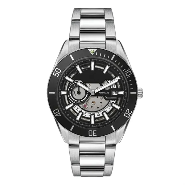 42MM STEEL SILVER CASE, 3 HAND "AUTOMATIC" MVMT, S...... from ASI 67866 Logomark/Valumark