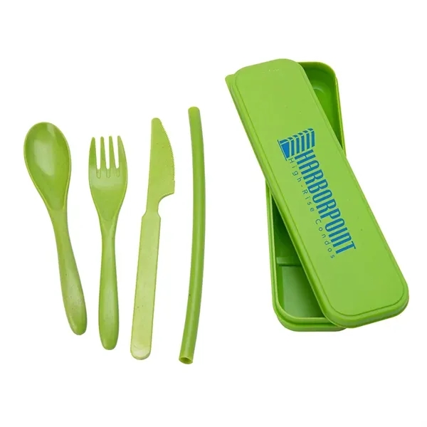 Alameda Wheat Straw Cutlery Set... from ASI 67866 Logomark/Valumark