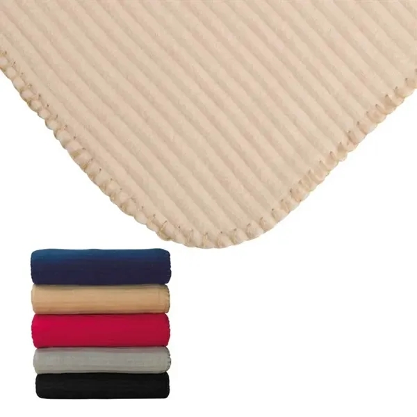 0.12" x 60" x 50" all-occasion blanket made with anti-pilling fleece... from ASI 67866 Logomark/Valumark