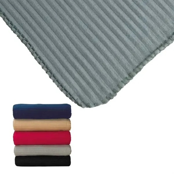 0.12" x 60" x 50" all-occasion blanket made with anti-pilling fleece... from ASI 67866 Logomark/Valumark