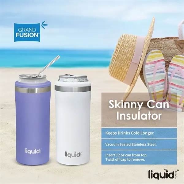 Liquid Fusion® 12 oz. Double Wall, Stainless Steel Skinny...... from ASI 67866 Logomark/Valumark