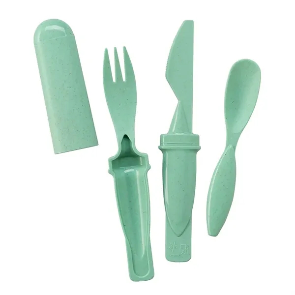 Arroyo II Bamboo Fiber Cutlery Set... from ASI 67866 Logomark/Valumark