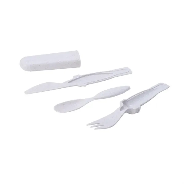 Arroyo II Bamboo Fiber Cutlery Set... from ASI 67866 Logomark/Valumark