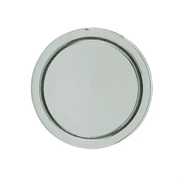 0.5" x 2.88" x 0.5" Cerruti chrome bamboo-shaped keychain in black... from ASI 67866 Logomark/Valumark