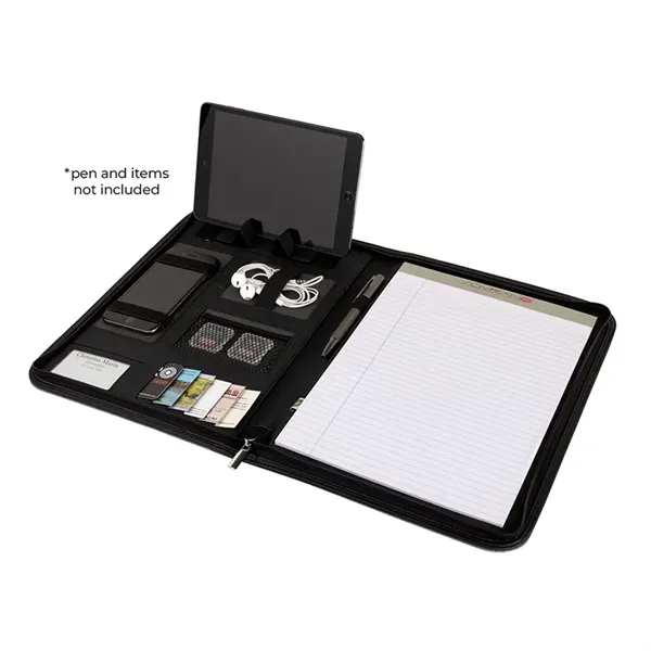 Sterling RPET Zippered Letter Size Padfolio... from ASI 67866 Logomark/Valumark