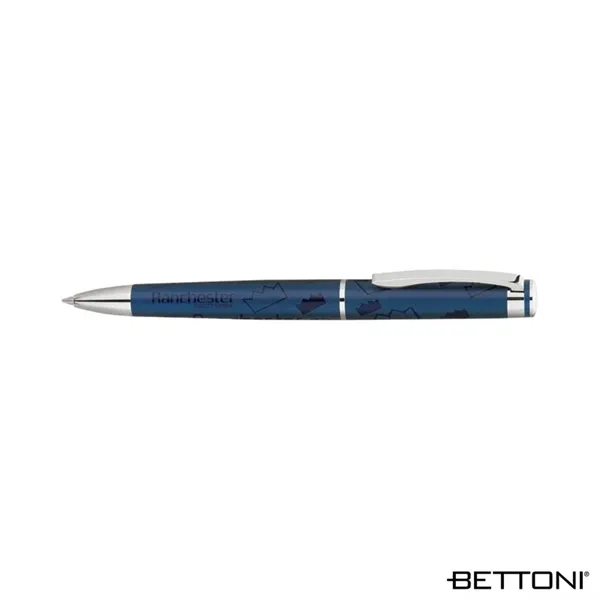 Ballpoint pen with full wrap printed cap and barrel design, solid... from ASI 67866 Logomark/Valumark