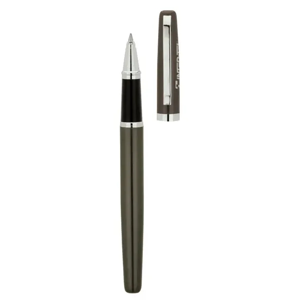 Rollerball pen with cap-off design, brass cap and barrel, slim design... from ASI 67866 Logomark/Valumark
