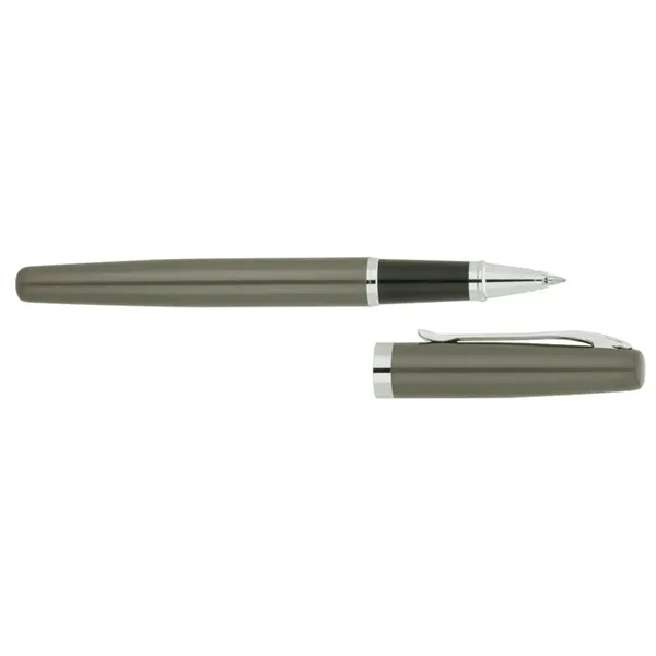 Rollerball pen with cap-off design, brass cap and barrel, slim design... from ASI 67866 Logomark/Valumark