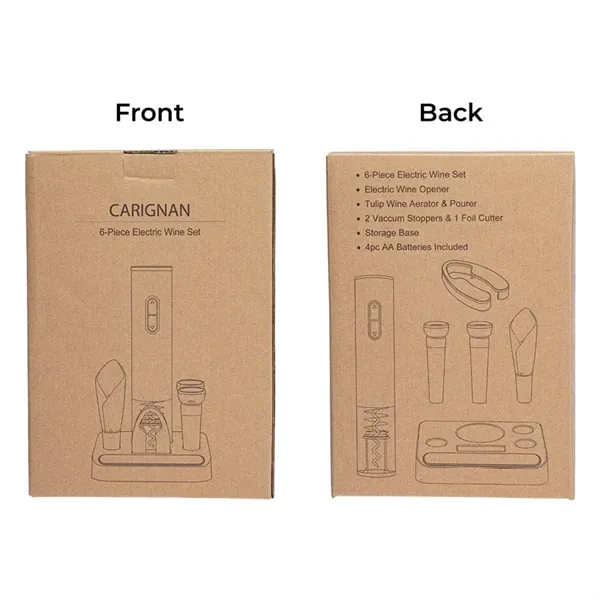 Carignan 6-Piece Electric Wine Set... from ASI 67866 Logomark/Valumark