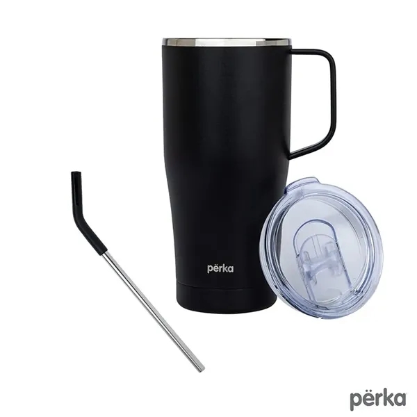 Perka® Clayton 20 oz. Double Wall, Stainless Steel Travel...... from ASI 67866 Logomark/Valumark