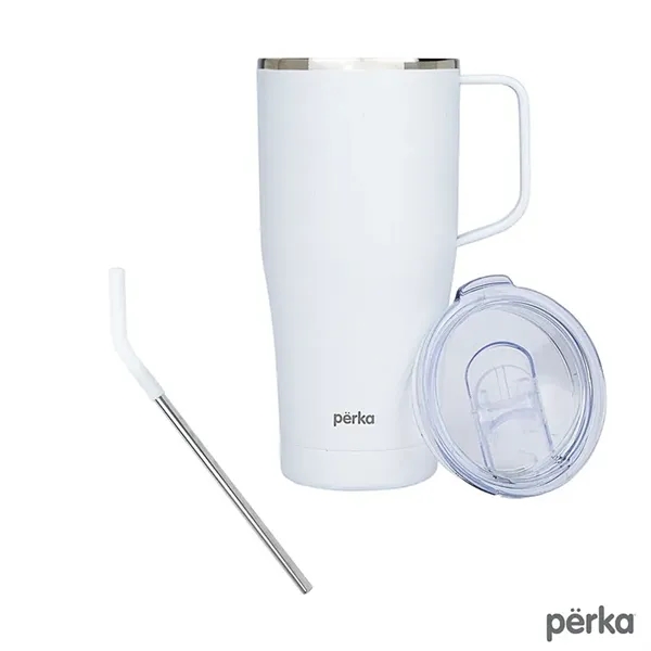 Perka® Clayton 20 oz. Double Wall, Stainless Steel Travel...... from ASI 67866 Logomark/Valumark