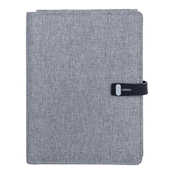 Binghamton RPET Padfolio w/ Wireless Phone Charger... from ASI 67866 Logomark/Valumark