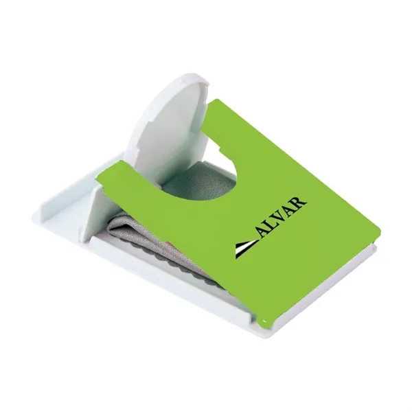 Bacco Phone / Tablet Stand with Microfiber Cloth... from ASI 67866 Logomark/Valumark / Valumark™